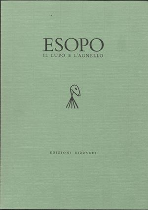 Mimmo Paladino - Esopo. Il Lupo e l’Agnello.