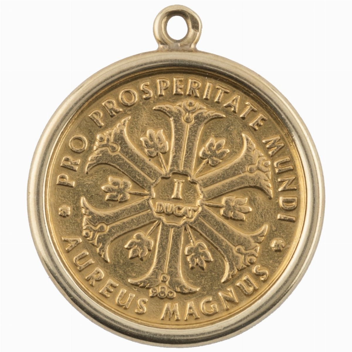 Maria Teresa (1740-1780), Ducato-medaglia celebrativa, oro 1957