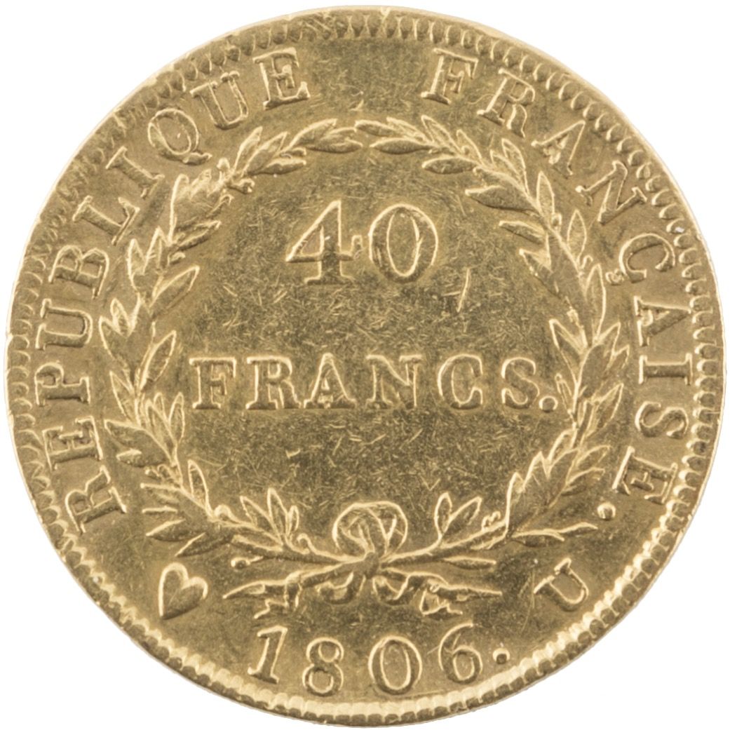 Napoleone I, Moneta da 40 franchi (1806)