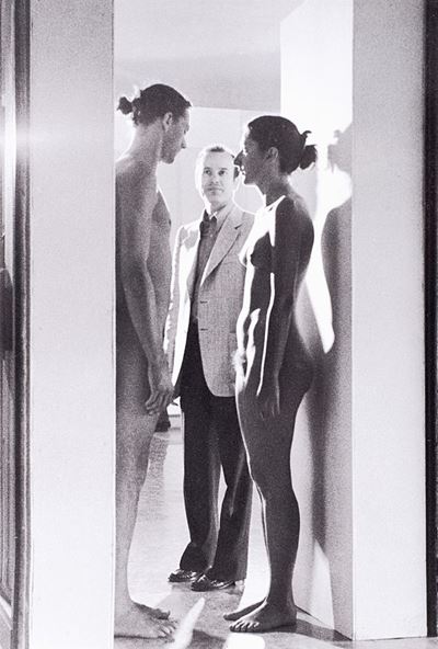 Imponderabilia, Performance Abramovic e Ulay con il Critico Renato Barilli, 1977