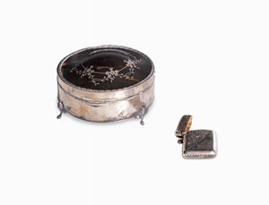 Tortoiseshell and silver box, England 19th century