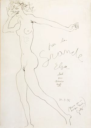 Guttuso Renato - Nudo