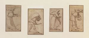 Four figures of commoners