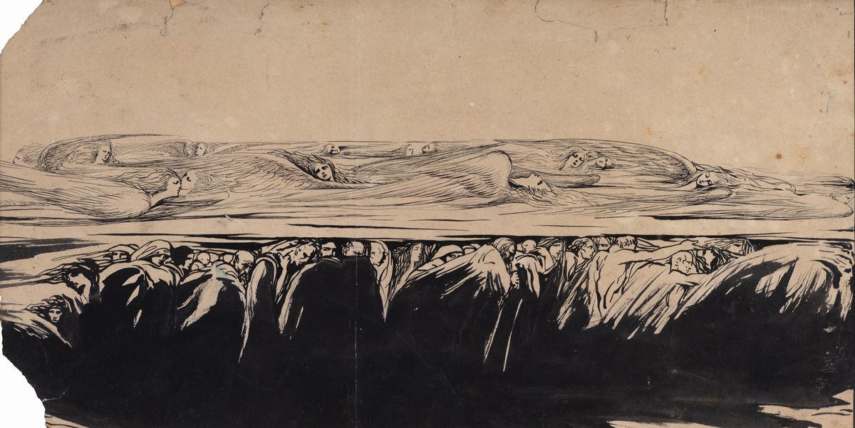 Mario Barberis Le anime del Purgatorio Arte Moderna e Contemporanea