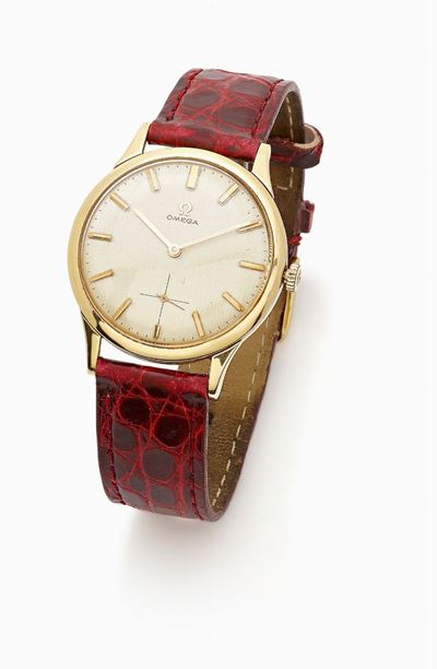 Orologio Omega, Orologio da polso in oro 18K