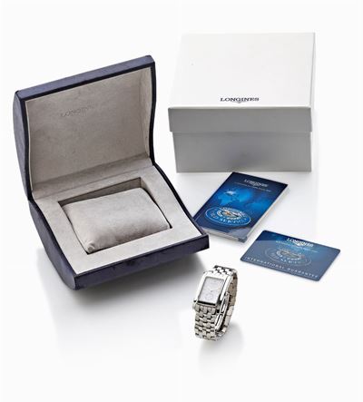 Longines, Dolce Vita, Orologio da polso in acciaio, mm. 25