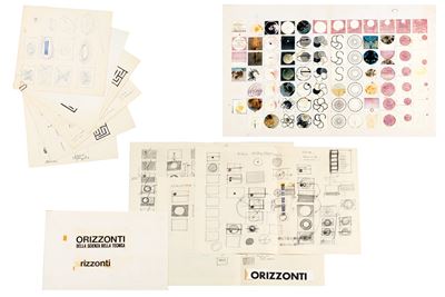 Bozzetti per la sigla del programma Orizzonti della Scienza e della Tecnica, 1900