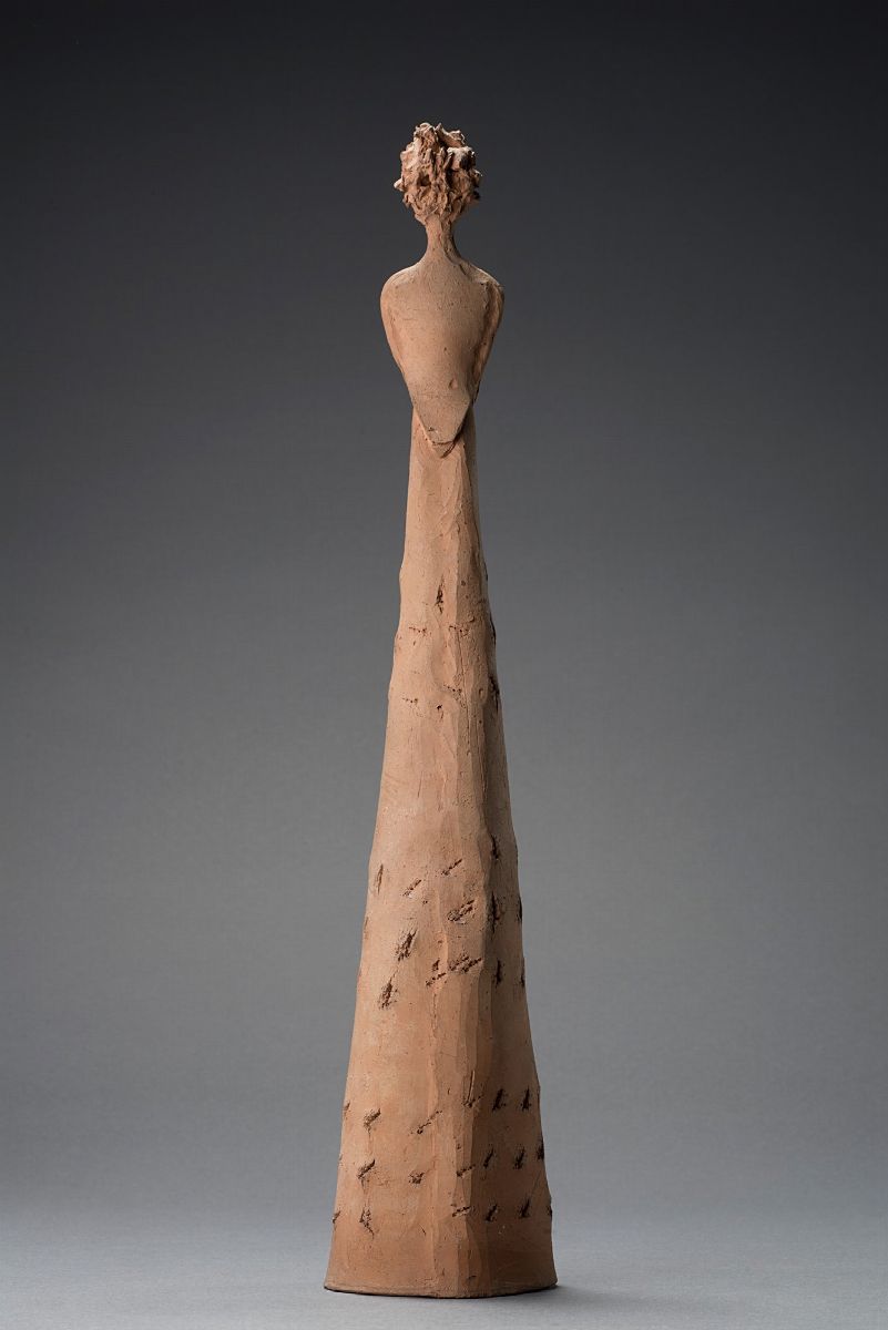 Fausto Melotti - Kore, terracotta, 1951 ca, cm 43 x 8,8 x 7,8