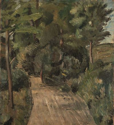 Paesaggio, olio su tela, 1928