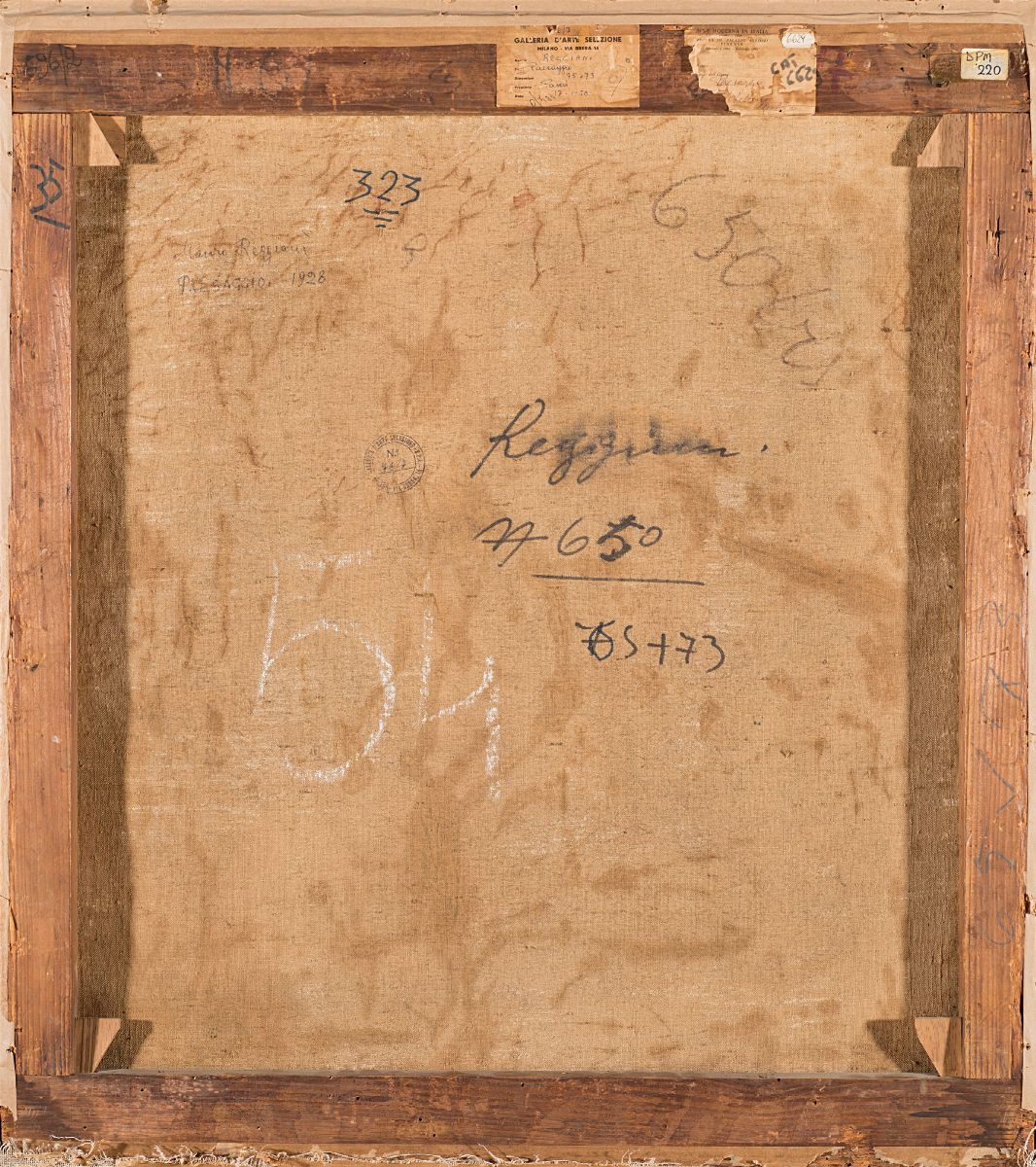 Mauro Reggiani - Paesaggio, olio su tela, 1928