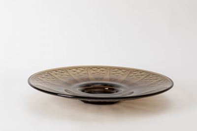 Grande piatto in ceramica smaltata, ca. 1930