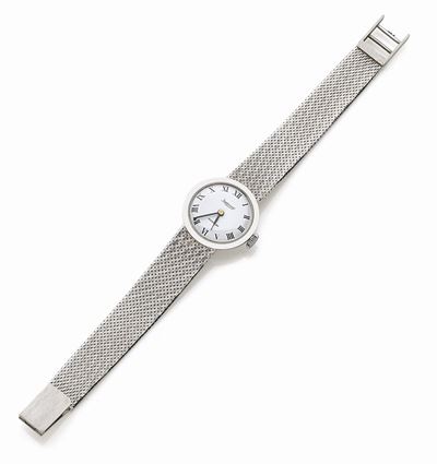 LORELEIX, Orologio da polso femminile in oro bianco 18K degli anni '60