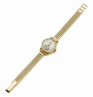 <span style="font-family: Helvetica; font-size: 18px;">OMEGA LADIE'S WRISTWATCH IN 18K GOLD</span>