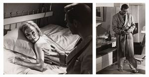 Sean Connery e Shirley Eaton in "Agente 007, Missione Goldfinger"