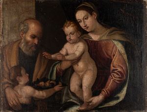 Sacra Famiglia con San Giovannino