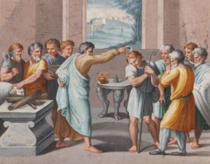 Trionfo di un Imperatore; e Scena di battesimo