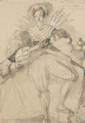 Cortigiana al banchetto