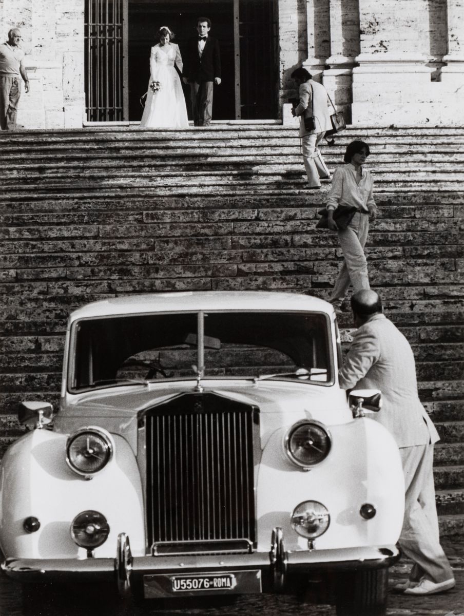 Tazio Secchiaroli - Primi servizi fotografici sui matrimoni, quattro stampe alla gelatina ai sali...