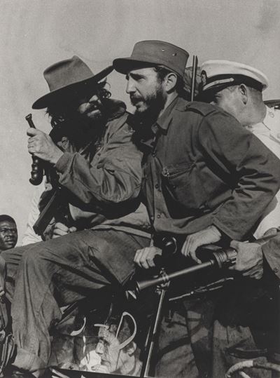 Fidel Castro And Camilo Cienfuegos Entering Havana