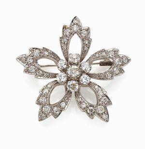 SPILLA IN ORO E DIAMANTI