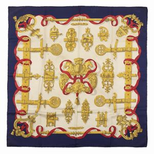 Ferronnerie Silk Twill scarf