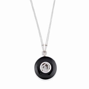  - Collana con onice e diamanti