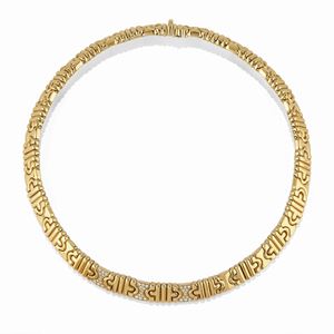 Collana con diamanti