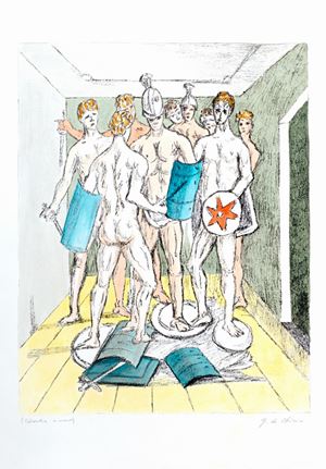 de Chirico Giorgio - Gladiators