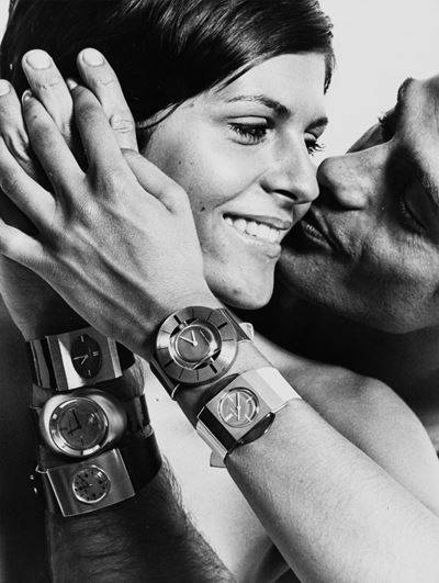 Orologi Pierre Cardin - Stampa vintage alla gelatina ai sali d'argento