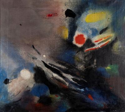 Senza titolo - Tempera grassa su tela