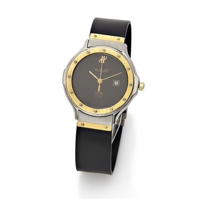Hublot, Orologio da polso in acciaio e oro