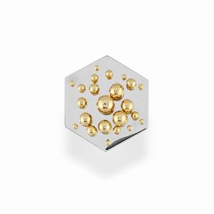 A 18K two-color gold ring, Pol Bury