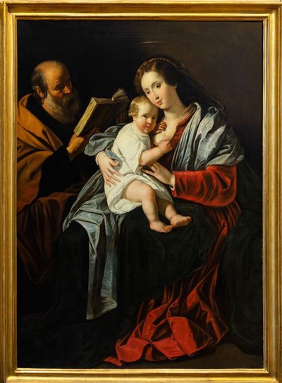 Cavarozzi, Sacra Famiglia - olio su tela