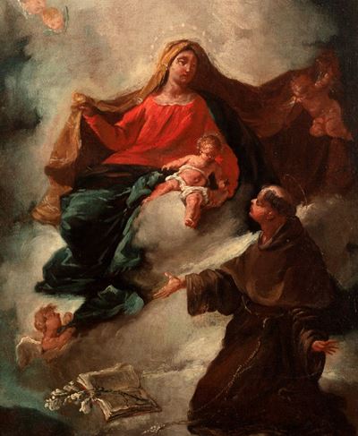 Madonna con Bambino e Sant’antonio (bozzetto)