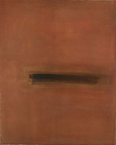 Senza titolo, olio su tela, 1959, cm 100 x 80