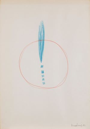 Bonalumi Agostino - Cerchio rosso