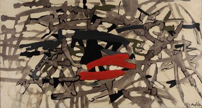 Senza titolo, olio su tela, 1955