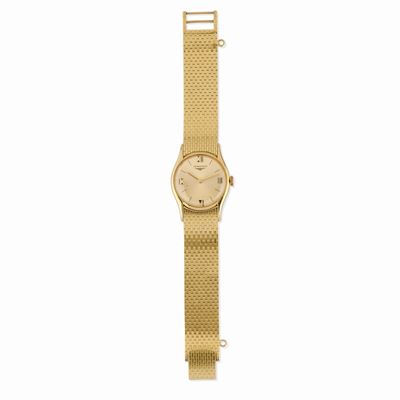 Orologio da polso in oro giallo 18K con quadrante champagne