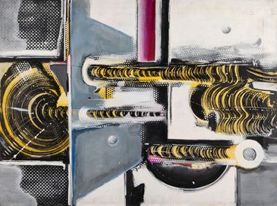 Senza titolo – olio su tela, 1968