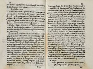 Risposta all&#39;historia della Sacra Inquisitione composta gi&#224; dal R.P. Paolo Seruita. O sia Discorso dell&#39;origine, forma ed&#39; vso dell&#39;vfficio dell&#39;Inquisitione nella citt&#225;, e dominio di Venetia del P. Paolo dell&#39;ordine de&#39; Serui
