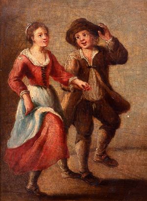 Pair of commoners dancing