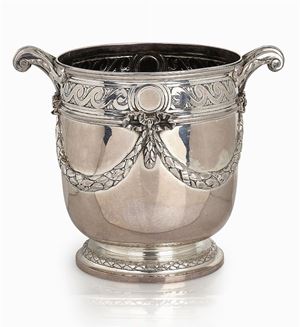 SECCHIELLO DA GHIACCIO IN ARGENTO, 1880