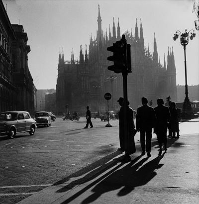Duomo di Milano, stampa vintage alla gelatina ai sali d'argento