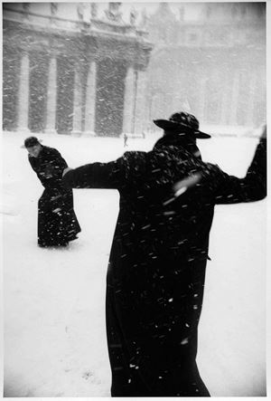 Snow in St. Peter's Square