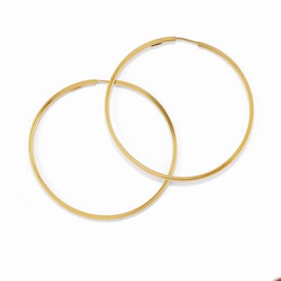 Orecchini in oro giallo 18K a cerchio
