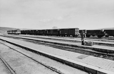 Senza titolo (In stazione), stampa vintage alla gelatina ai sali d'argento