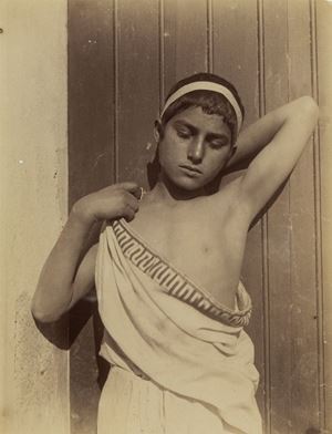 Sicilian Youth in Toga Cloth