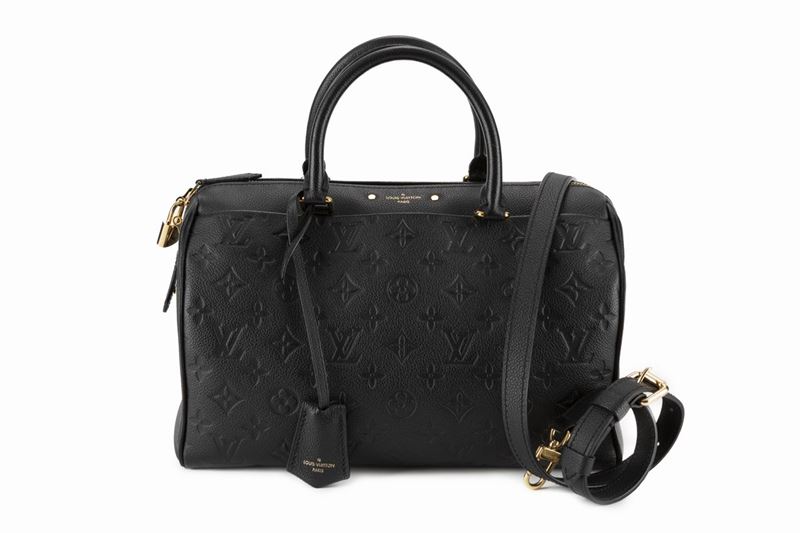 Louis Vuitton Leather empreinte Speedy bag Luxury Fashion