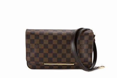 Borsa Hoxton Damier, con tracolla e sacchetto, cm 25