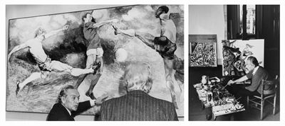 Renato Guttuso, Due stampe vintage alla gelatina ai sali d'argento